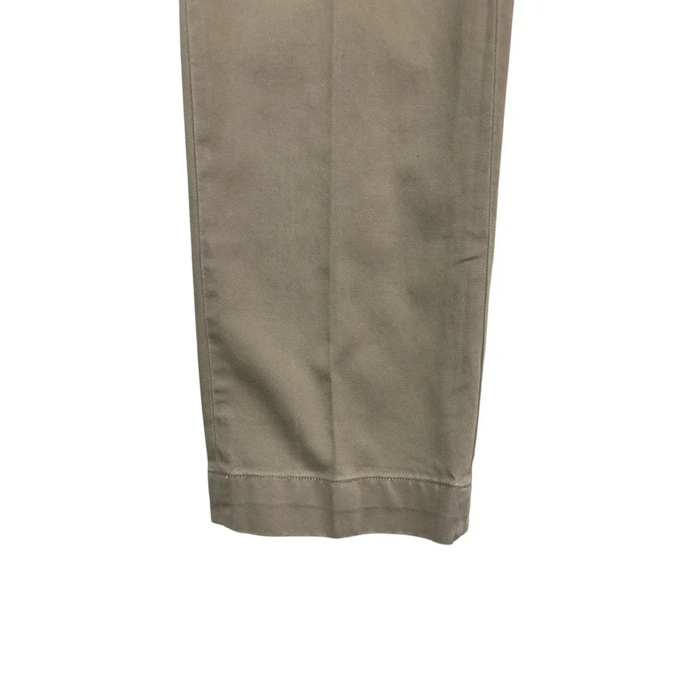 Polo Ralph Lauren 30x32 Khaki Chino Dress Pants Flat Front Cotton Slim Fit Mens